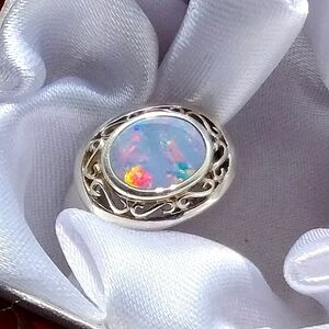 Boulder Opal ring sz. 7